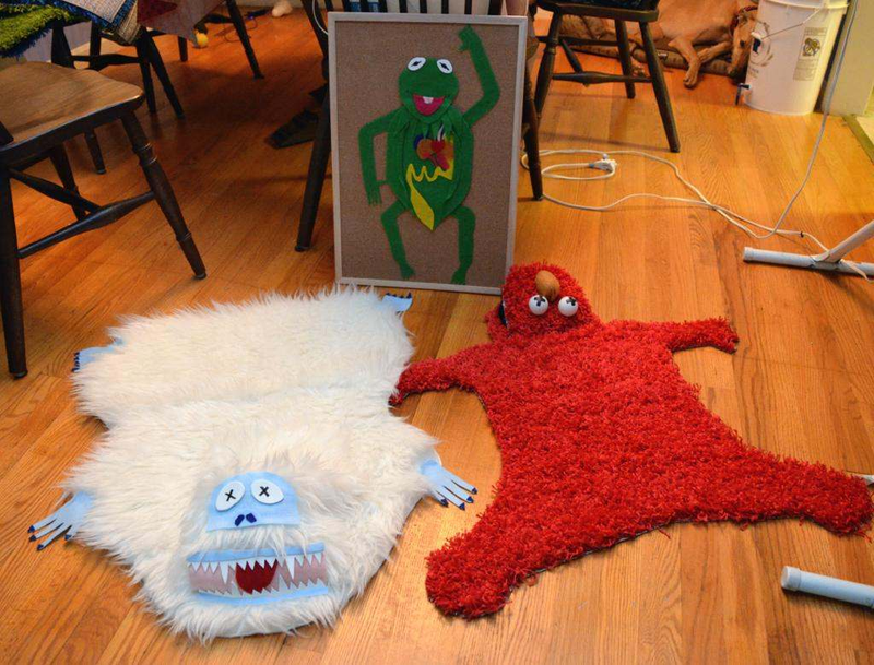 Illustration for article titled A trophy hunter gets a hold of Elmo, Kermit, and the Abominable Snowman — and starts making rugs